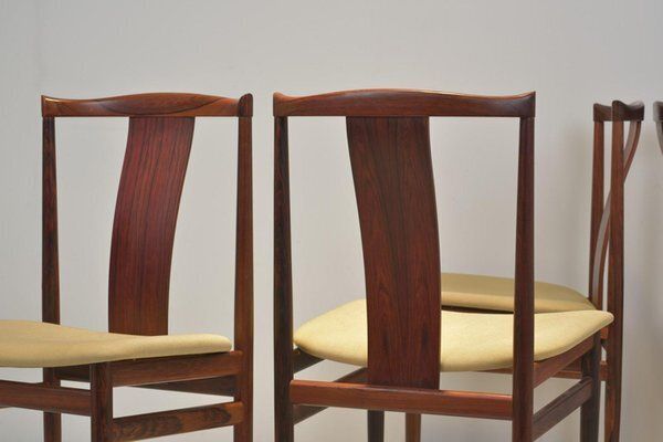 photo furniture Rosewood Chairs By Henning Sorensen For Danex, Germany, 1960s