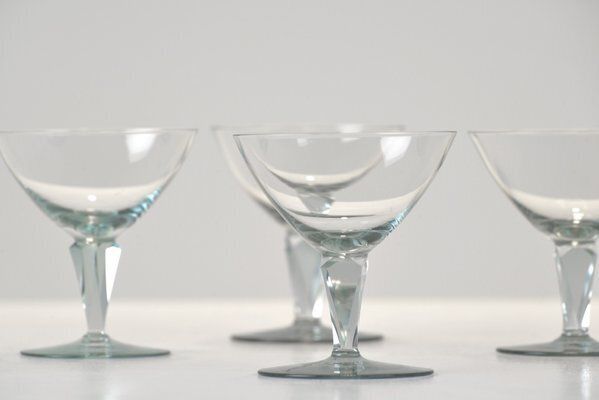 Sherry Glasses By Wilhelm Wagenfeld For Vlg Weisswasser, Germany, 1937, Set Of 6 photo Home Decor