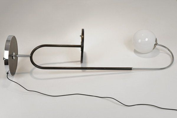 photo vinterior Height Adjustable Floor Lamp By Josef Hurka For Napako, Czech Republic, 1935