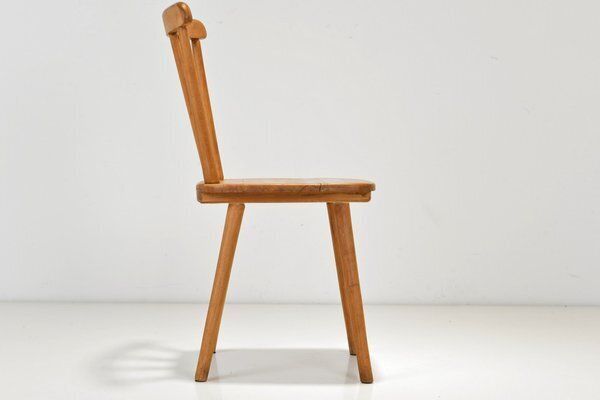 Rung Chair In Beech By Adolf Schneck For Thonet, 1942 photo Furniture