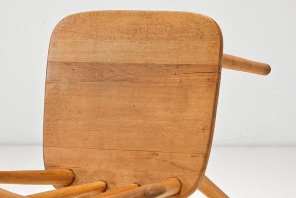 photo buy Rung Chair In Beech By Adolf Schneck For Thonet, 1942