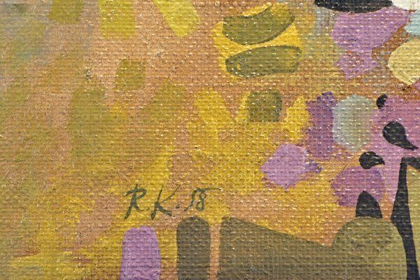 Oil Painting, Apotheose, Rose Kurtzke, Berlin, Germany, 1958 photo Art