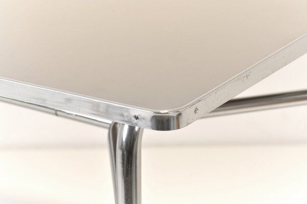 3810.0 Dining Table In Steel Tube From Mauser Works Waldeck, 1950s photo
