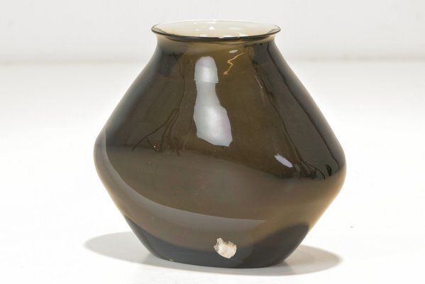 Heavy Sommerso Vase In Murano By Flavio Poli For Seguso, 1960s photo vinterior