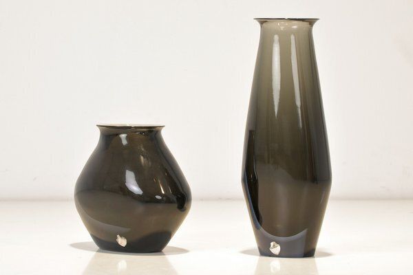 photo furniture Large Sommerso Vase In Murano By Flavio Poli For Seguso, 1960s