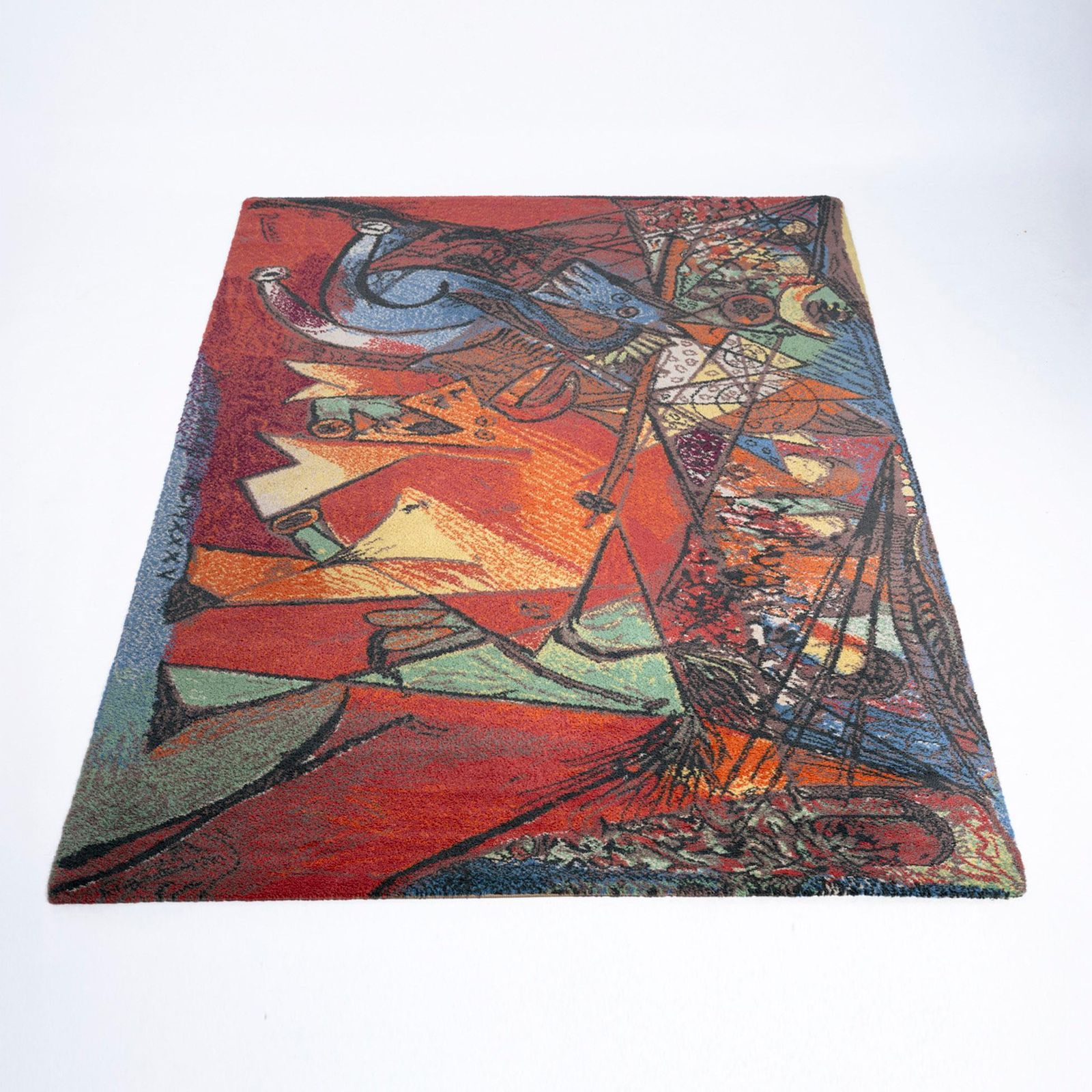 Woolen Pablo Picasso Rug “Run Of The Bulls” By Ege Axminster Carpets, Denmark photo furniture