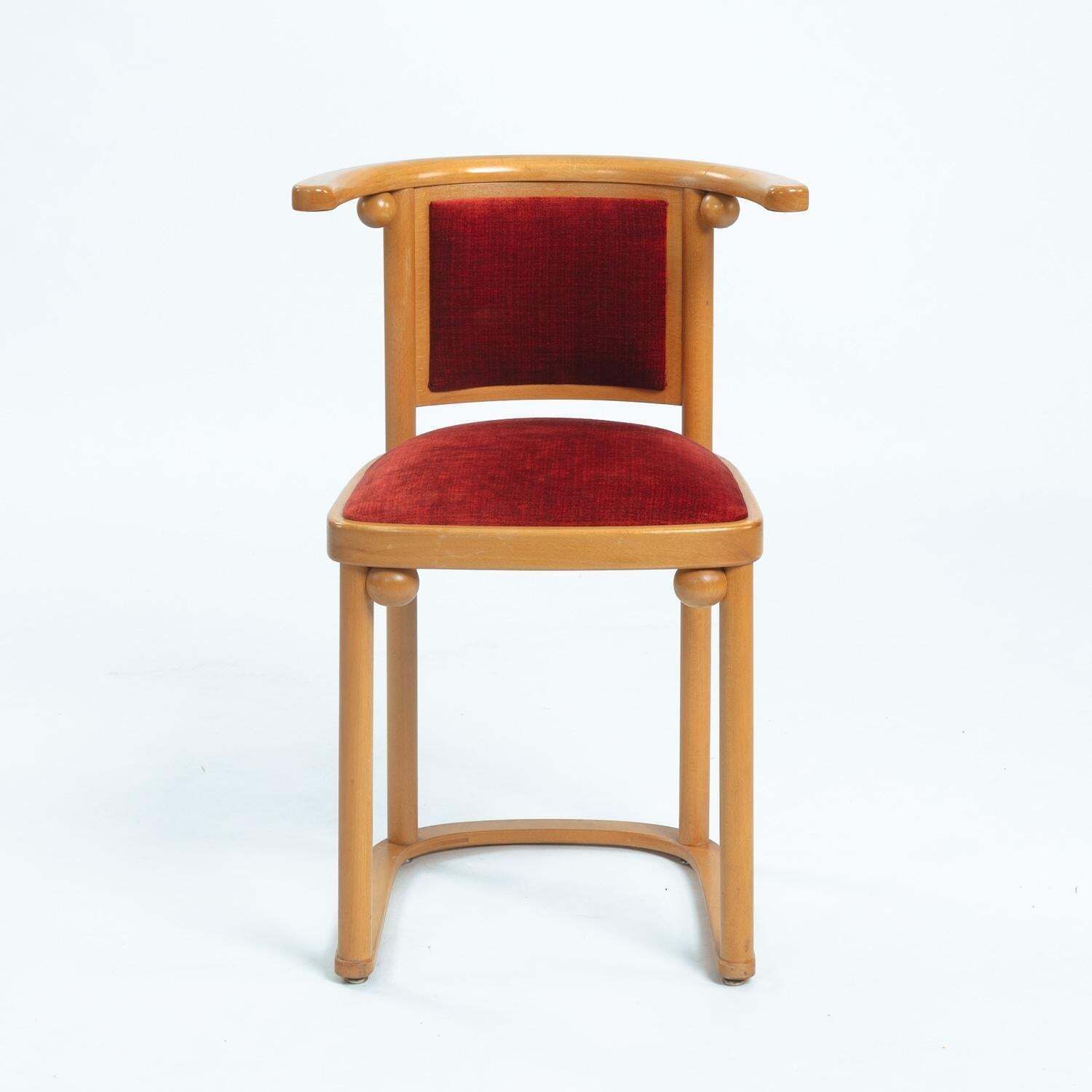 Art Nouveau Josef Hoffmann Fledermaus Dining Chairs, Austria, 1900s, Set Of 4 photo for sale