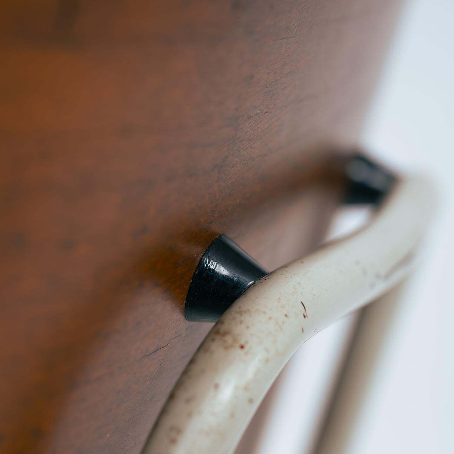 photo buy Modernist Olof Kettunen Chair And Stool For Merivaara In Plywood, Finland 1950s