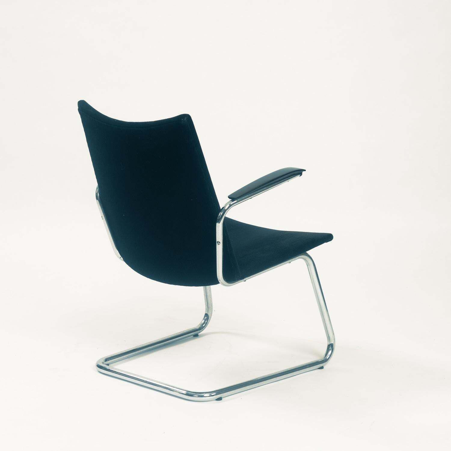 De Wit 4014 Tubular Steel Dutch Lounge Chair, The Netherlands 1950s photo 930.0