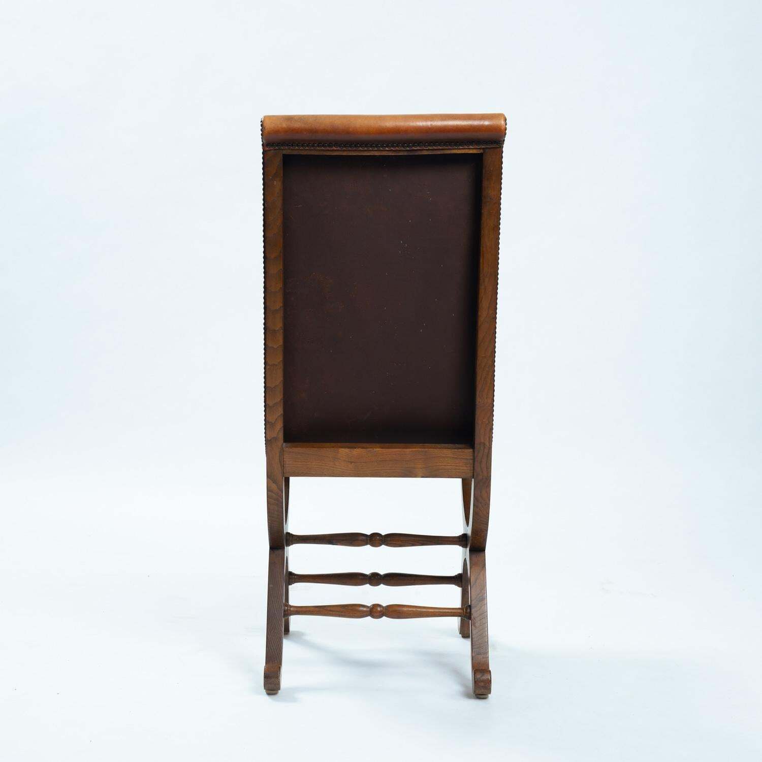 Pierre Lottier Brown Spanish Slipper Chairs By Almazan, 1950s photo 7666.0