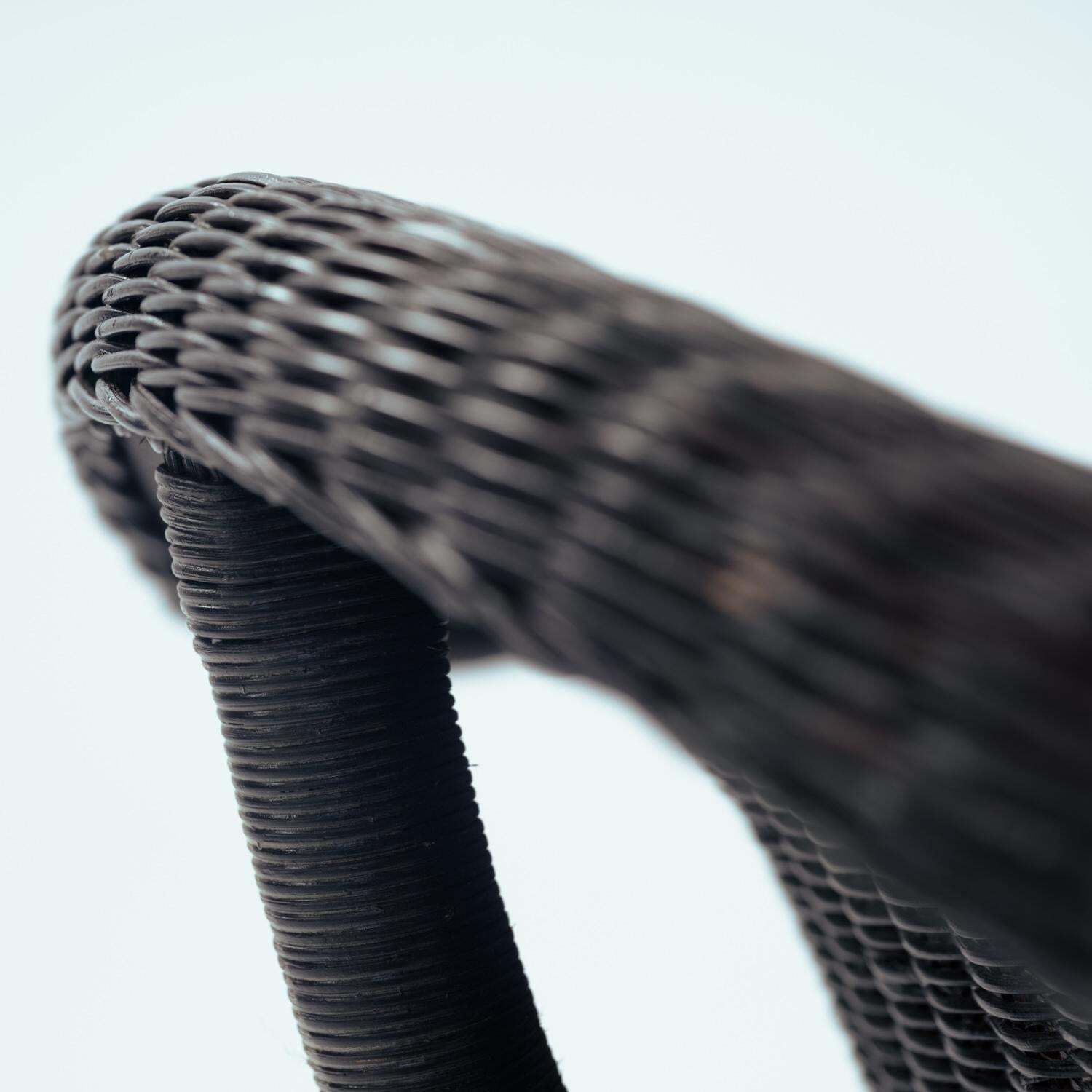 photo vintage Scultural Organic Tripod Rattan Armchair, 2, 1980s