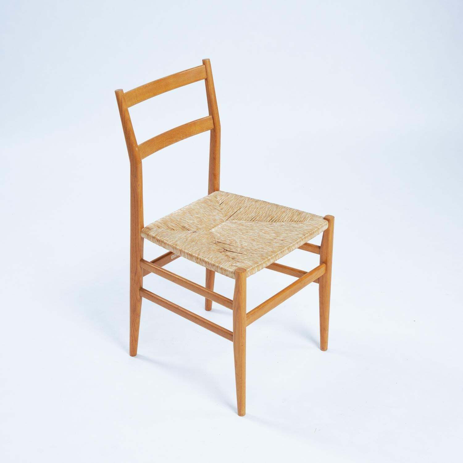 Gio Ponti Leggera Dining Chairs Cassina, Set Of 6, Italy, 1956 photo vinterior