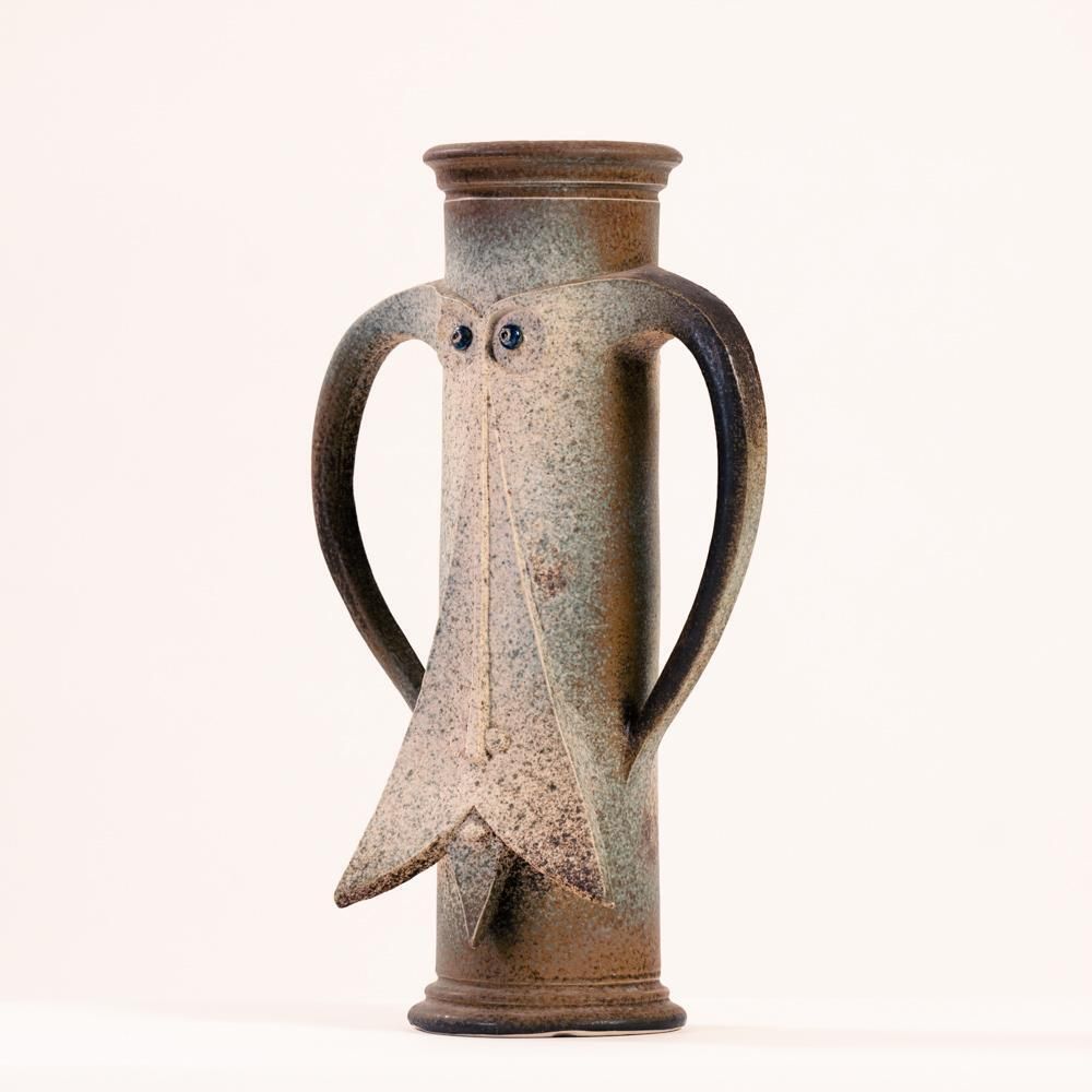 Brutalist Dutch Ceramic Rob Den Tonkelaar Vase, 1960s photo Home Decor