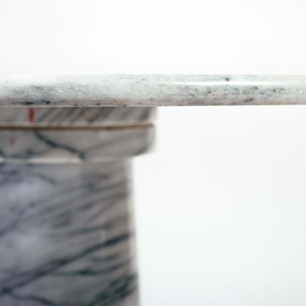 Mid Century Italian Marble Dining Table In The Style Of Angelo Mangiarotti, 1970 photo for sale