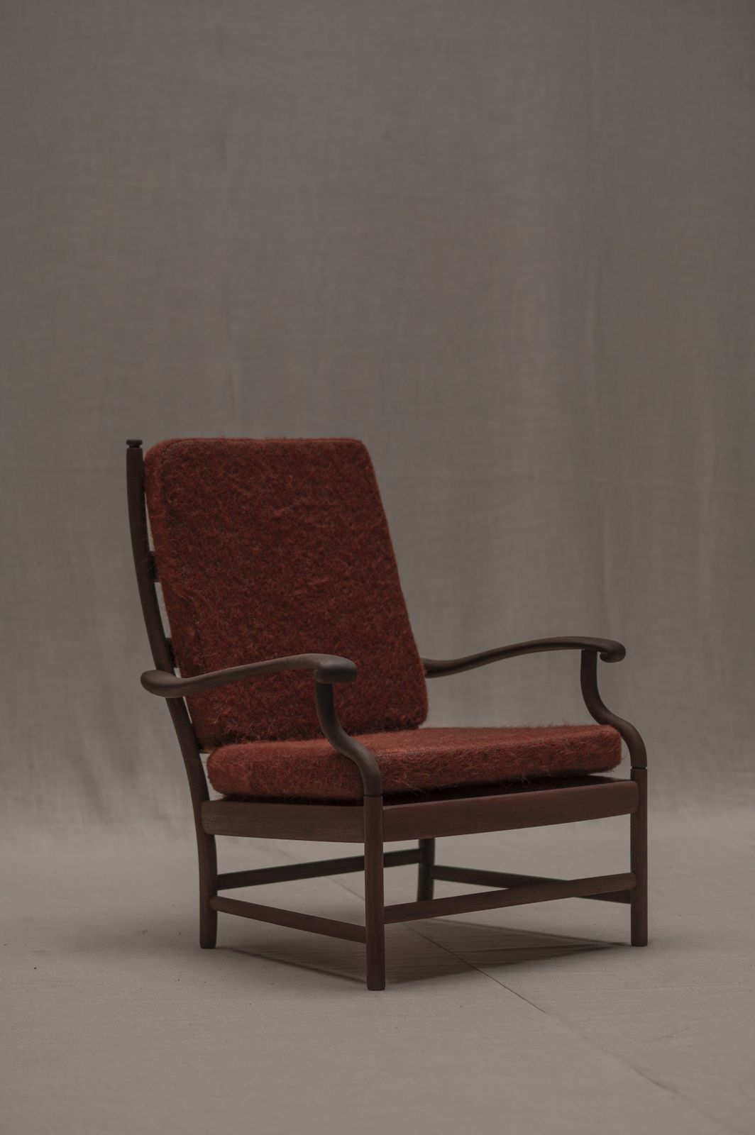 Rare Chinese Inspired Danish Easy Chair, 1960s photo 1750.0