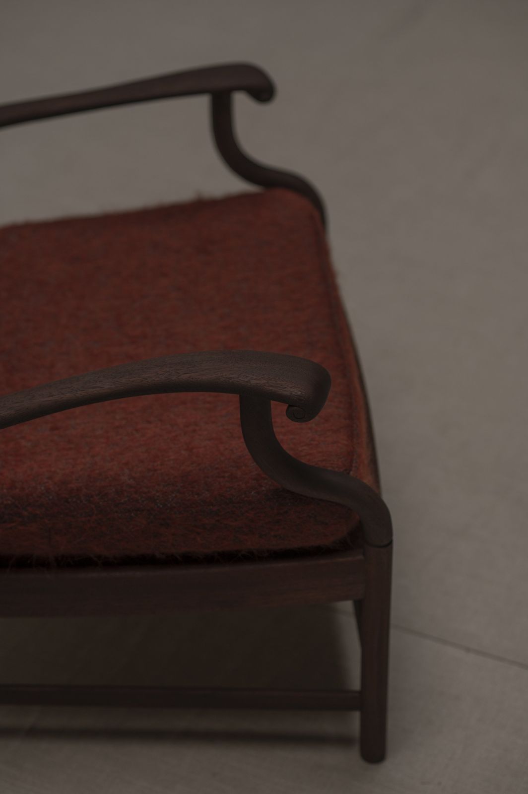 Rare Chinese Inspired Danish Easy Chair, 1960s photo vintage