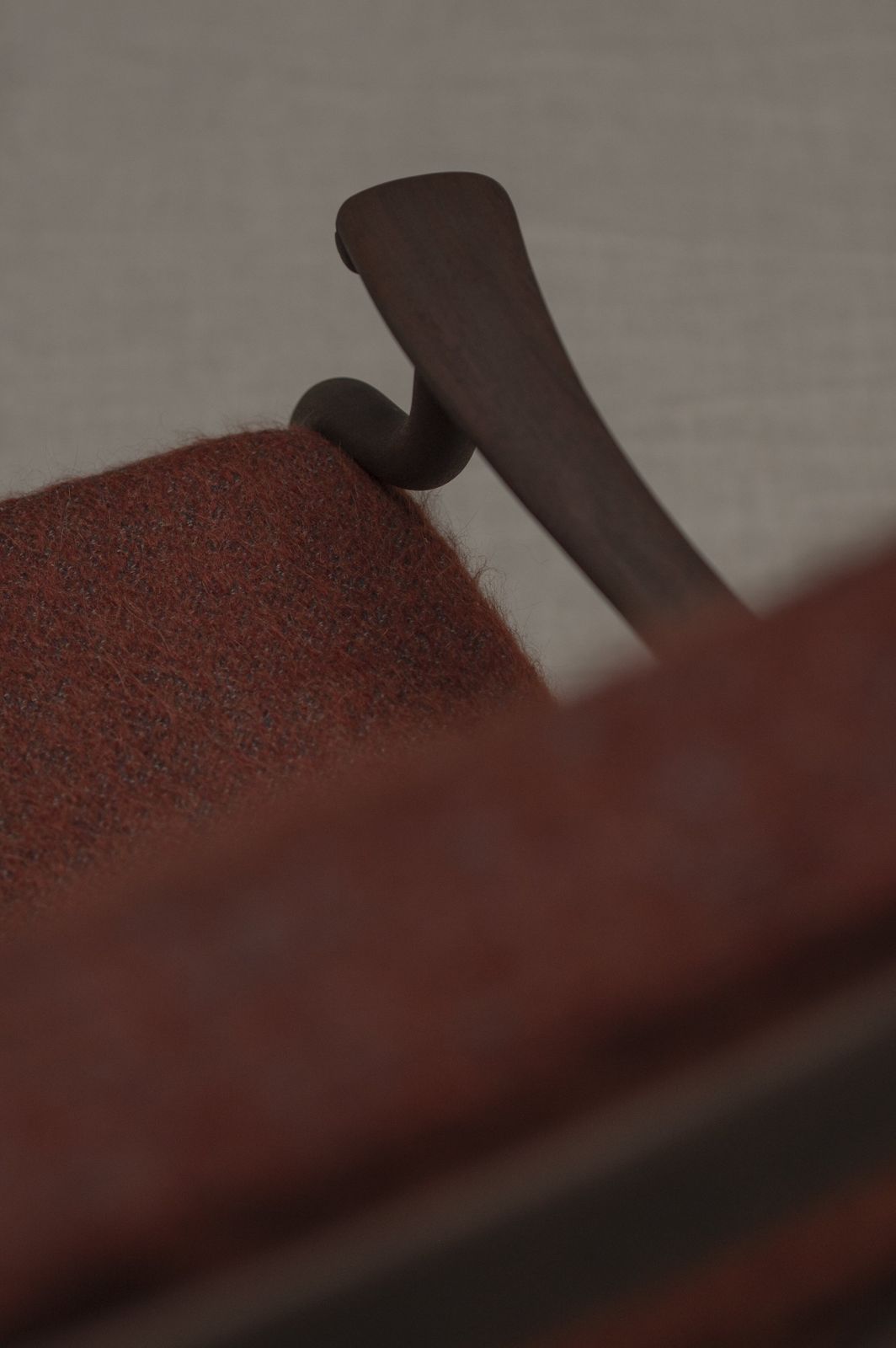 photo for sale Rare Chinese Inspired Danish Easy Chair, 1960s