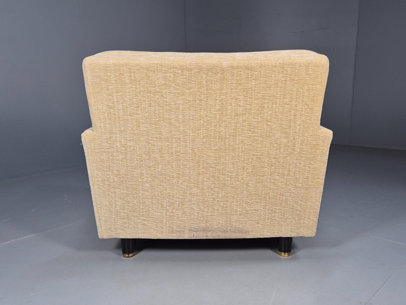 photo vinterior Vintage 1960s Lounge Chair In Cream Floral Retro Mcm Eb9682 Mnor