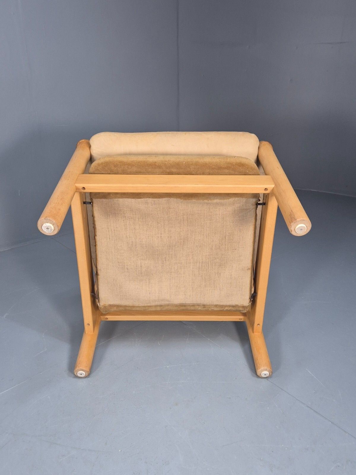 photo furniture Vintage Nubuck Leather Lounge Chair Ebbe Gehl Danish Mid Century Eb9301 Mnor