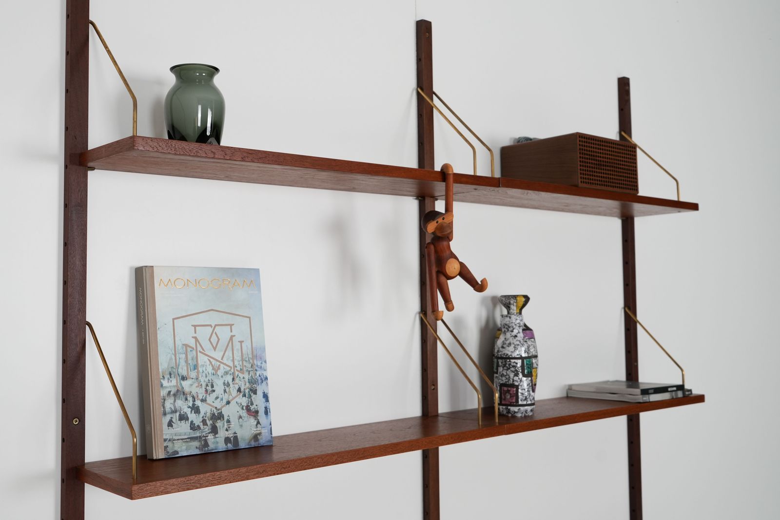 Furniture Teak System Bookcase Ps System, Danish Design, 1960s, Designer: Preben Sorensen, Production: Randers Møbelfabrik photo