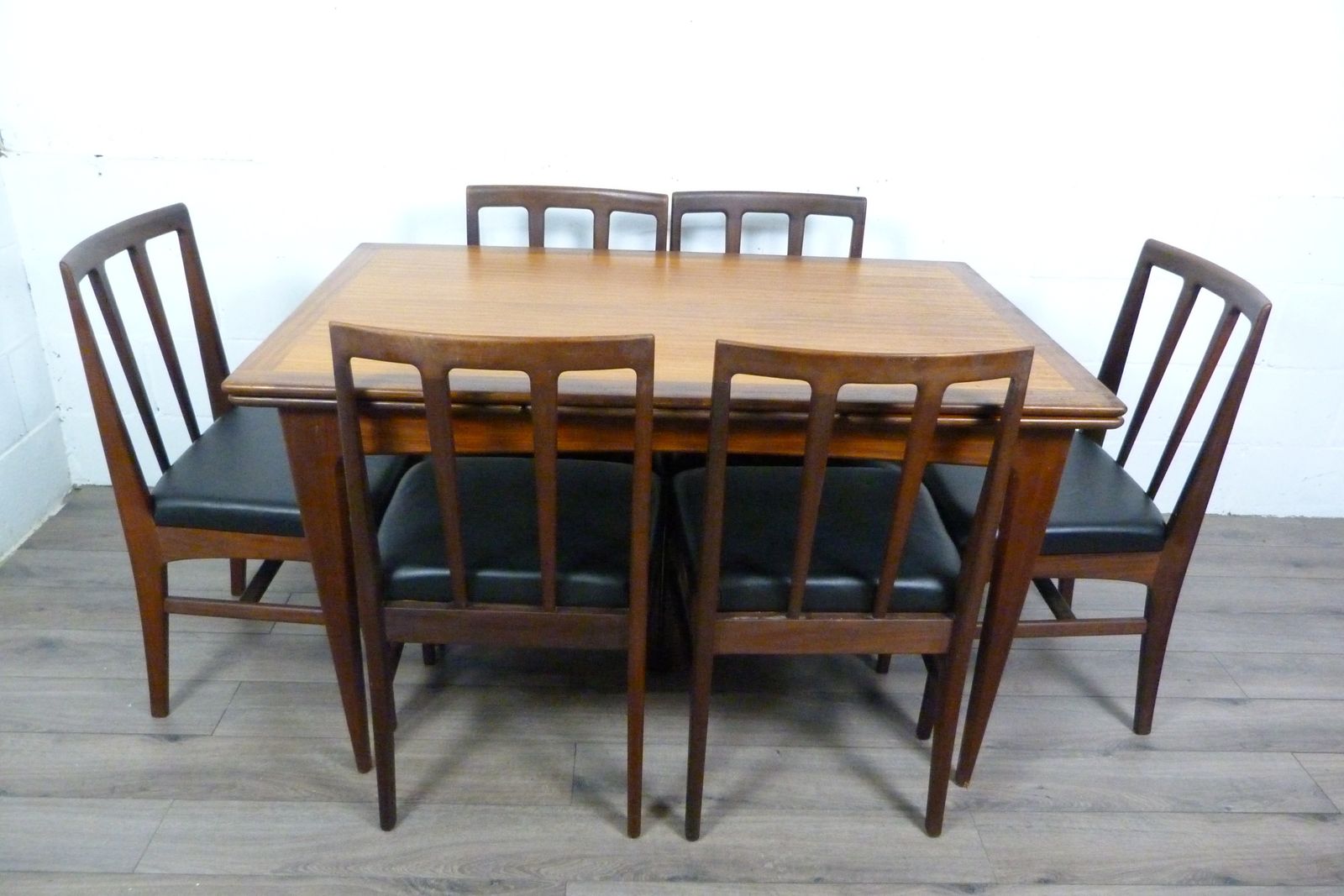 photo buy Younger Teak Extending Dining Table & Six Chairs