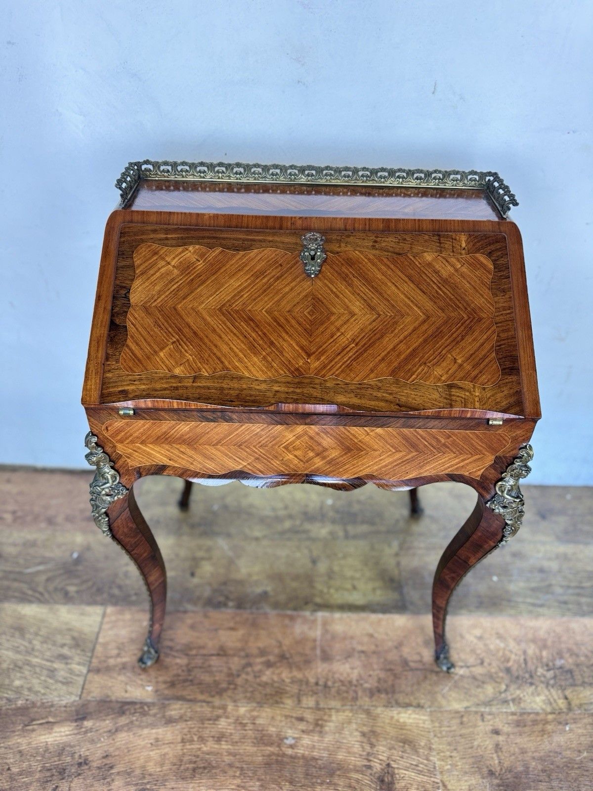 Continental Kingwood And Gilt Bronze Mounted Bureau De Dame photo for sale