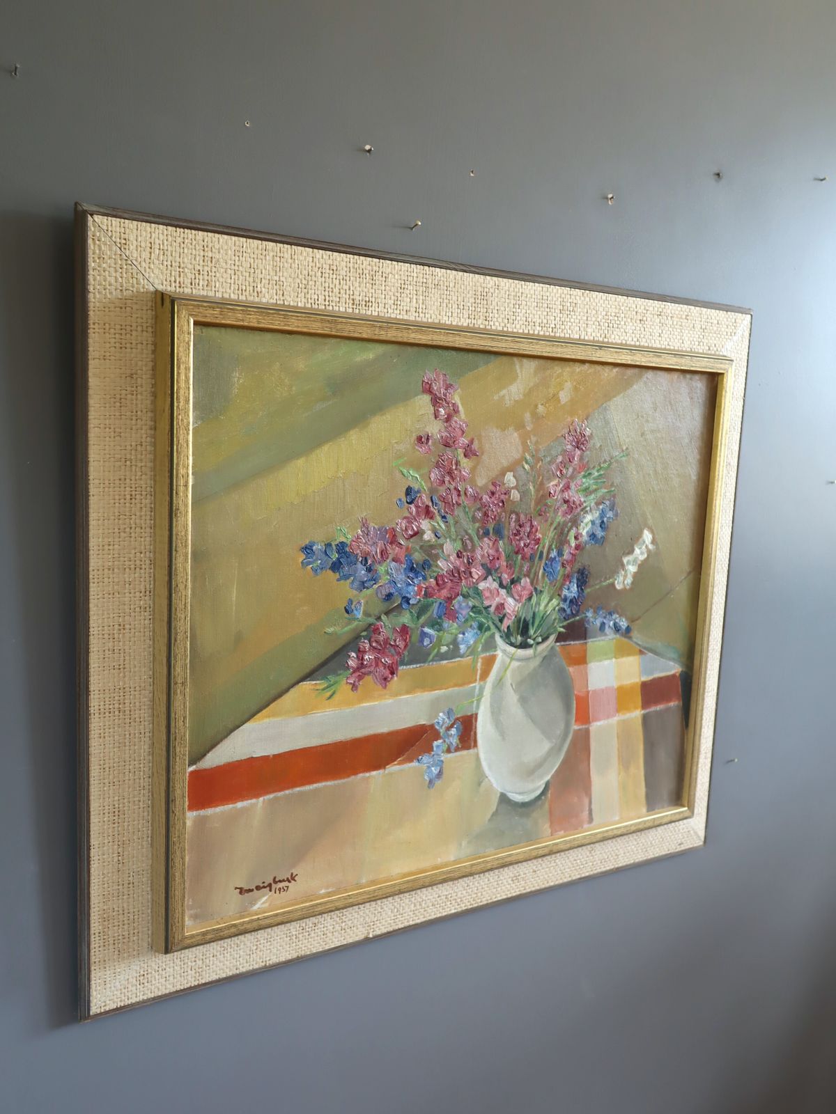 Bouquet In Afternoon Light , Oil Painting photo for sale