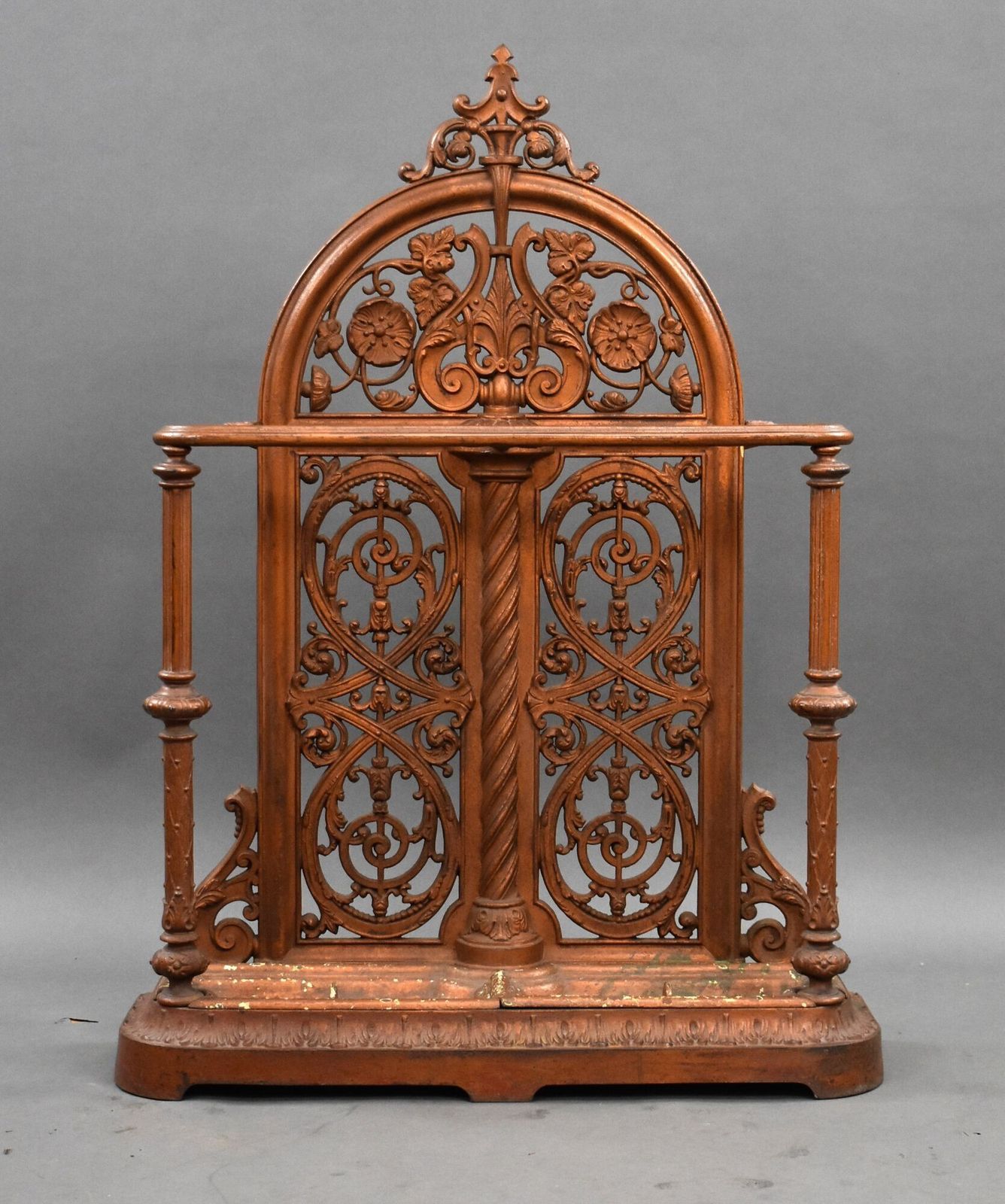 Victorian Cast Iron Stick Stand By Falkirk Foundry (C.1880) photo furniture