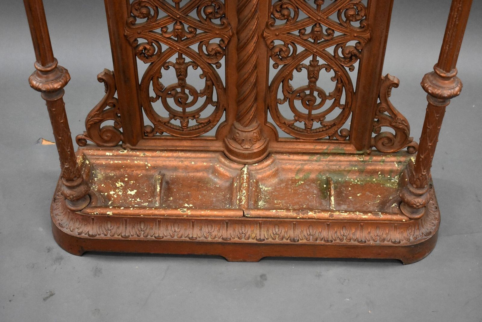 photo furniture Victorian Cast Iron Stick Stand By Falkirk Foundry (C.1880)