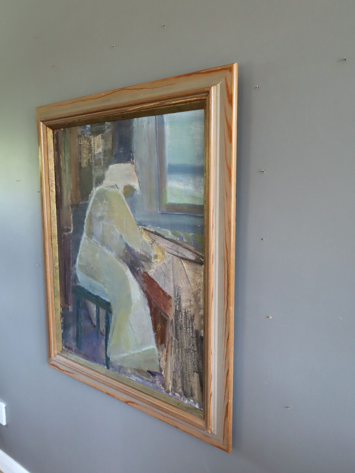 A Moment To Herself  Oil Painting photo Art