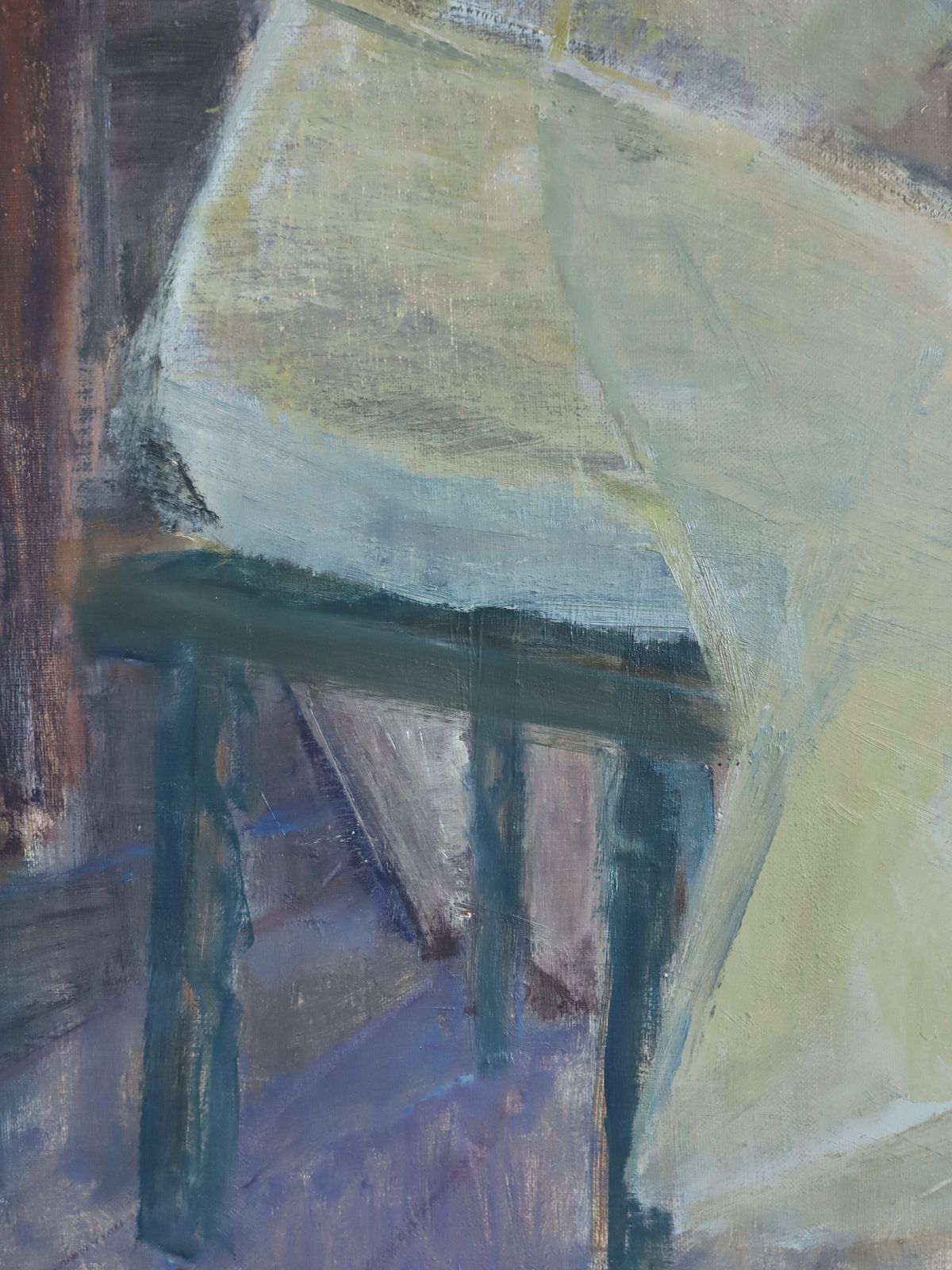 A Moment To Herself  Oil Painting photo vintage