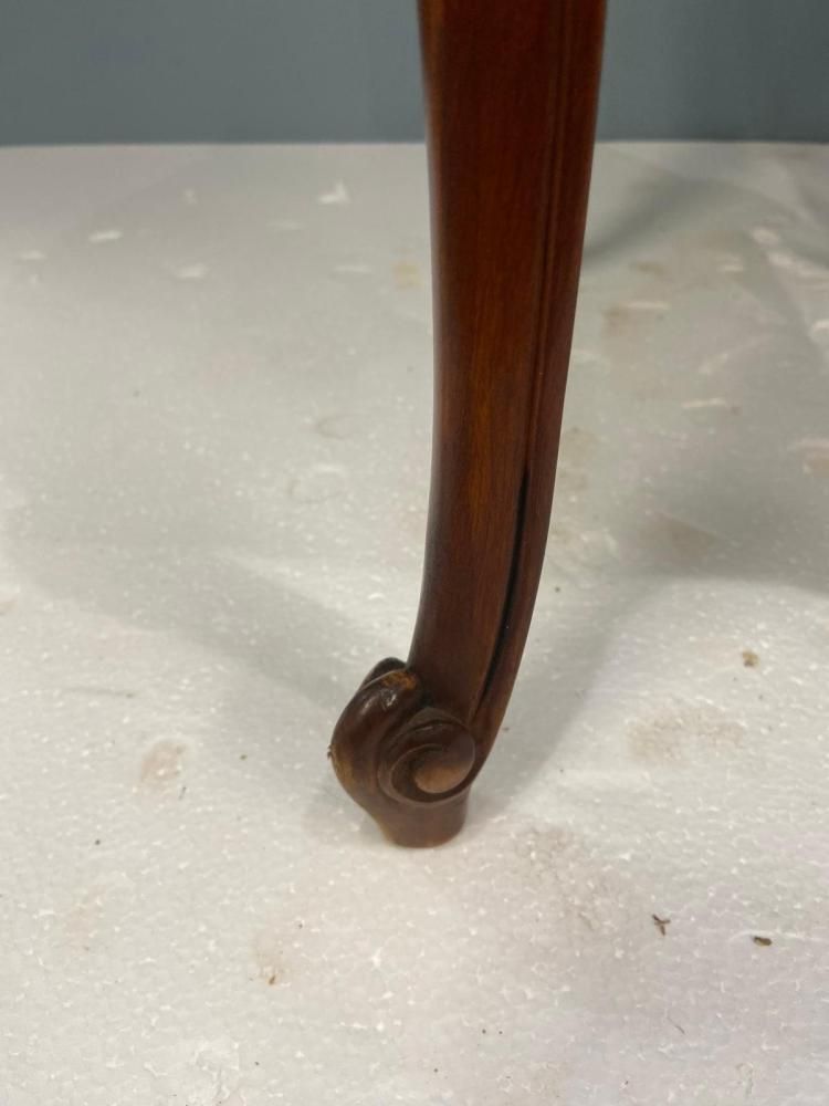 photo vinterior Pair French Walnut Nightstands Bedside Chests