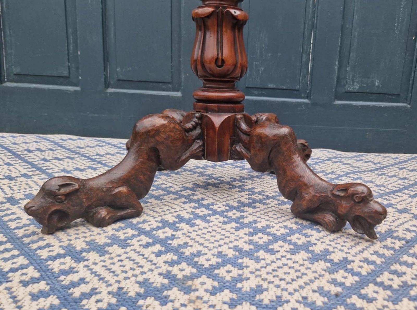 Mahogany Jardiniere Plant Stand photo buy