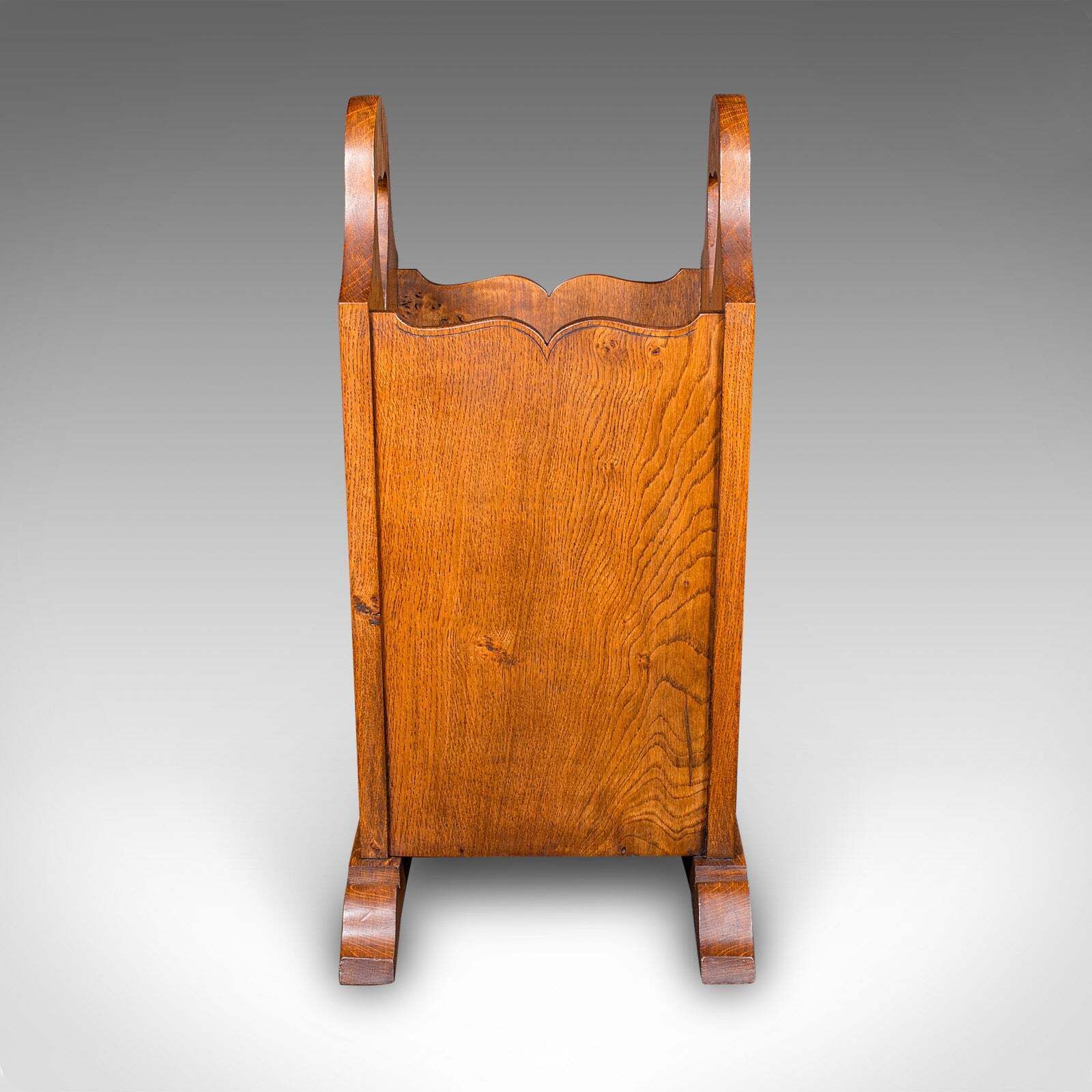 Antique Stick Stand, English Oak, Reception Hall, Arts & Crafts, Victorian, 1900 photo furniture