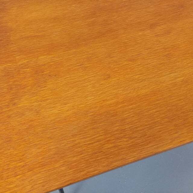 5926.0 Pierre Paulin Modernist Desk In Oak And Metal photo
