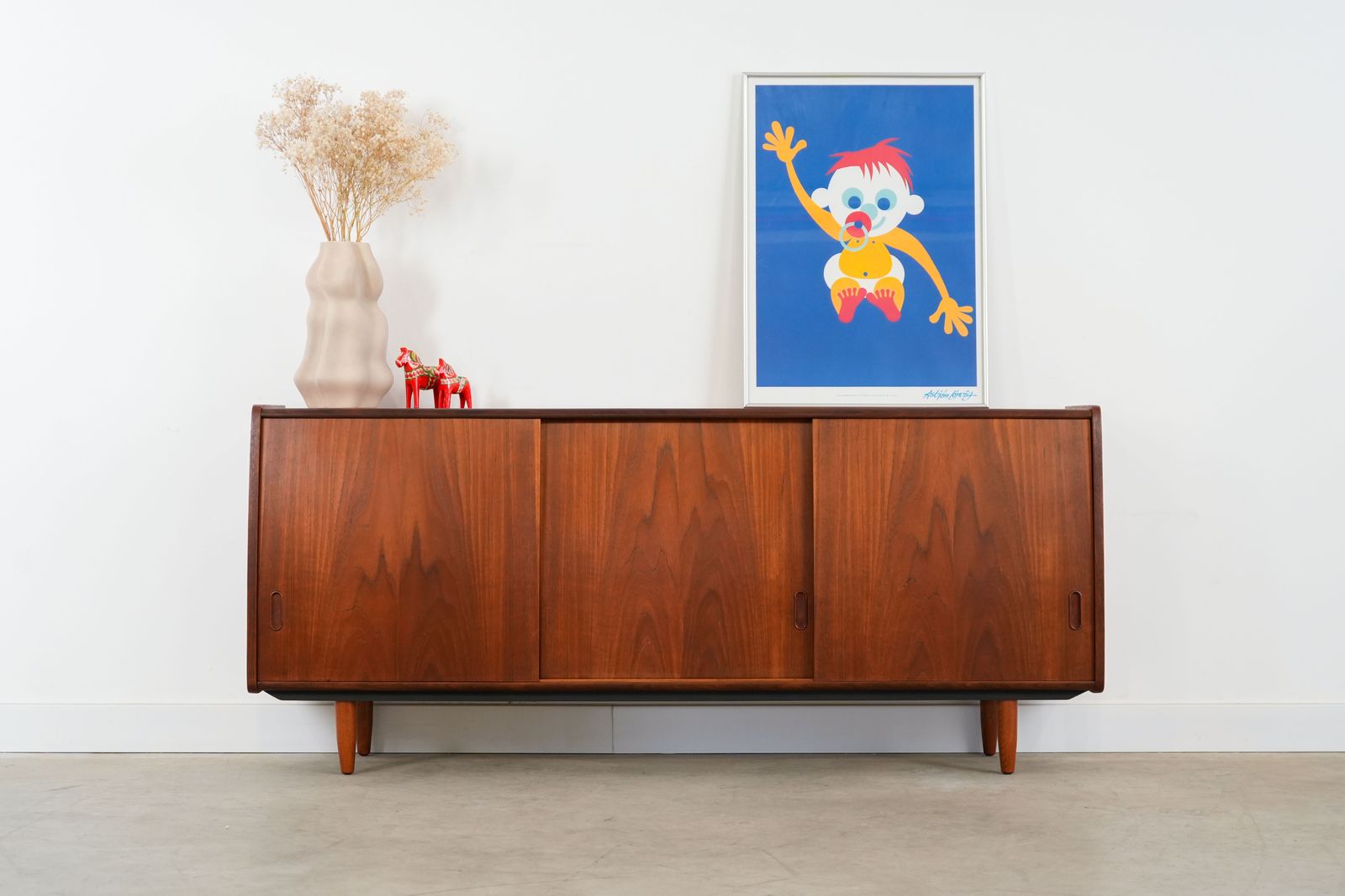 Teakhouten Dressoir, Deens Design, Jaren 1970, Productie: Denemarken photo for sale