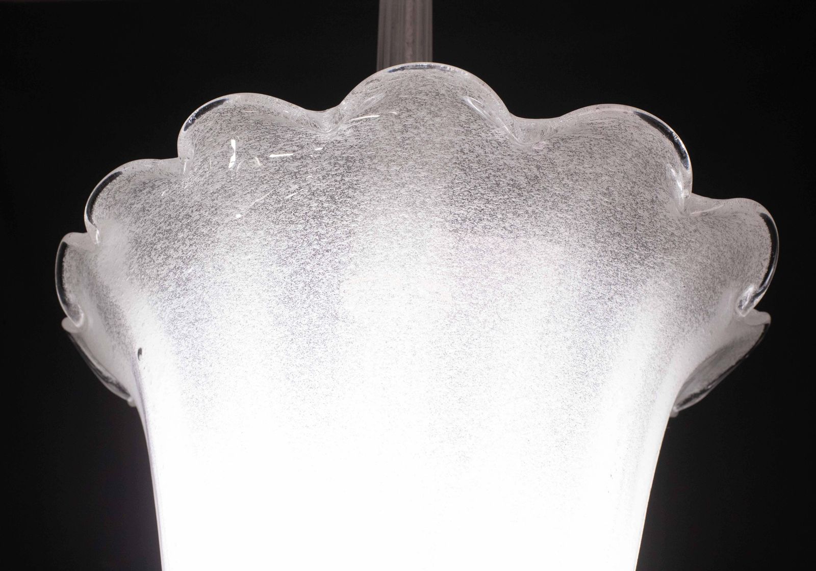 Mid Century Murano Pulegoso Glass Lantern By Seguso, 1950s photo Lighting