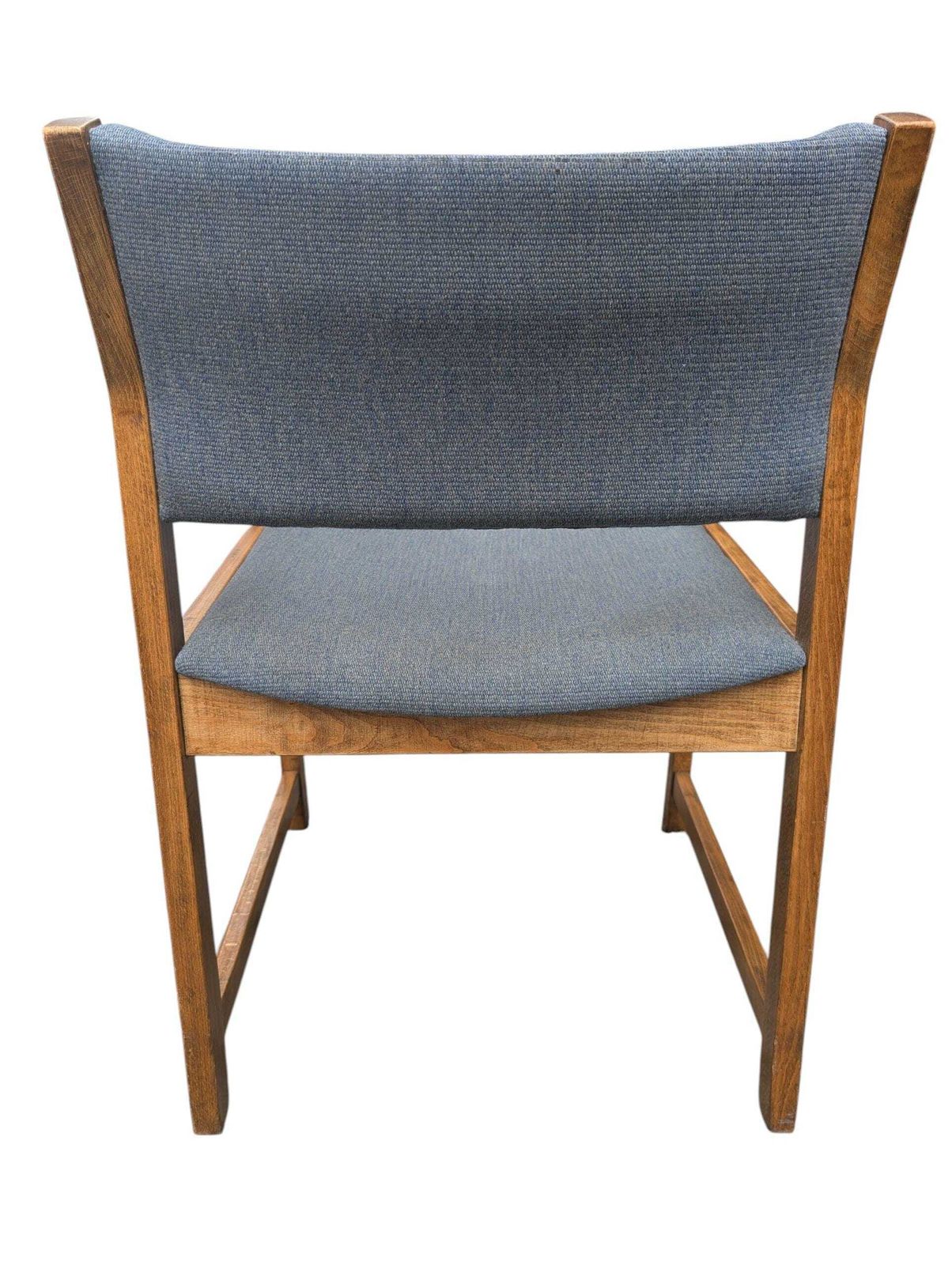 photo for sale 6 Mid Century Danish Beech Dining Chairs By Slagelse Møbelværk