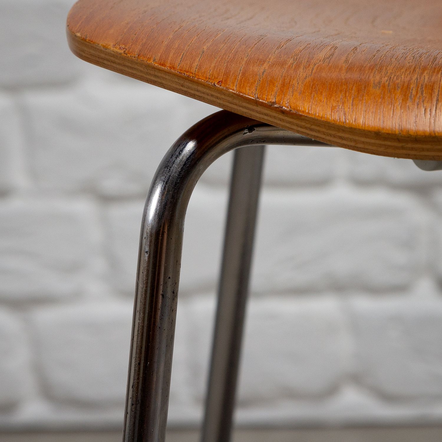 3450.0 Set Of 6 Model 3103 Mid Century Hammer Chairs By Arne Jacobsen, Denmark photo