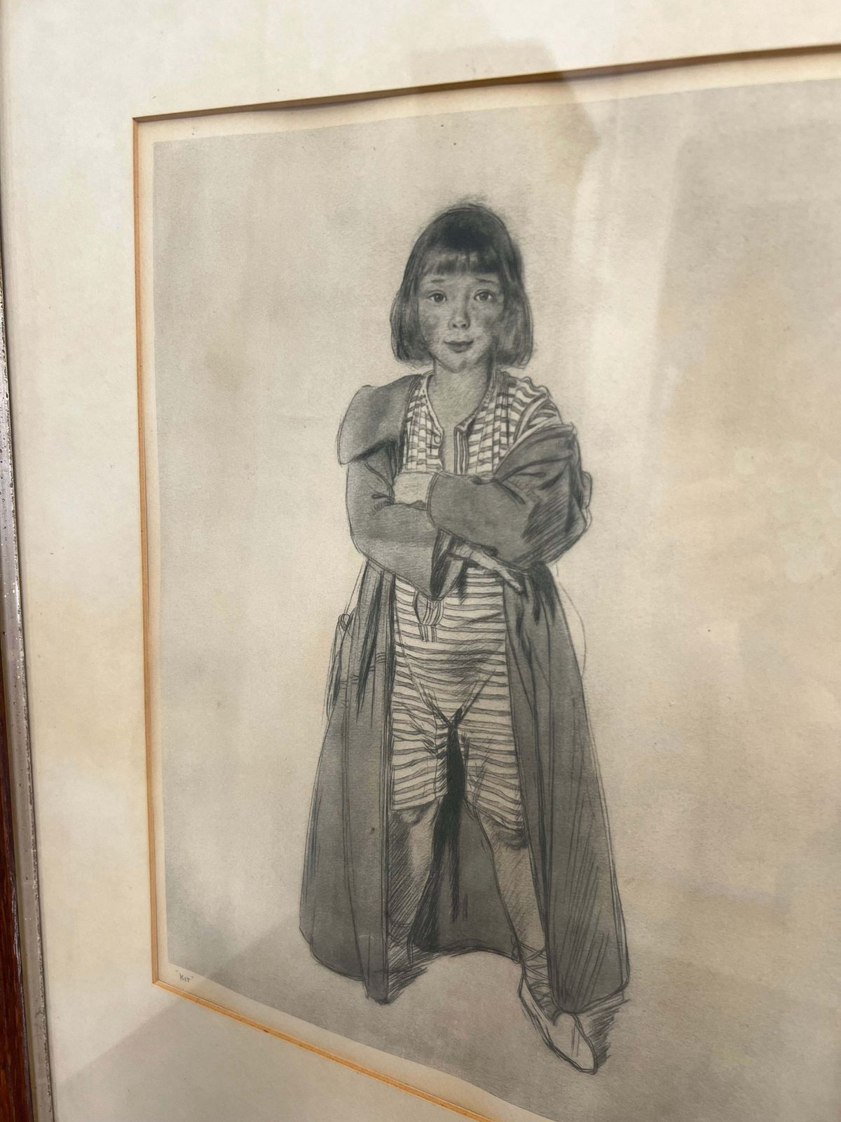 'Kit' Signed Print William Orpen photo furniture
