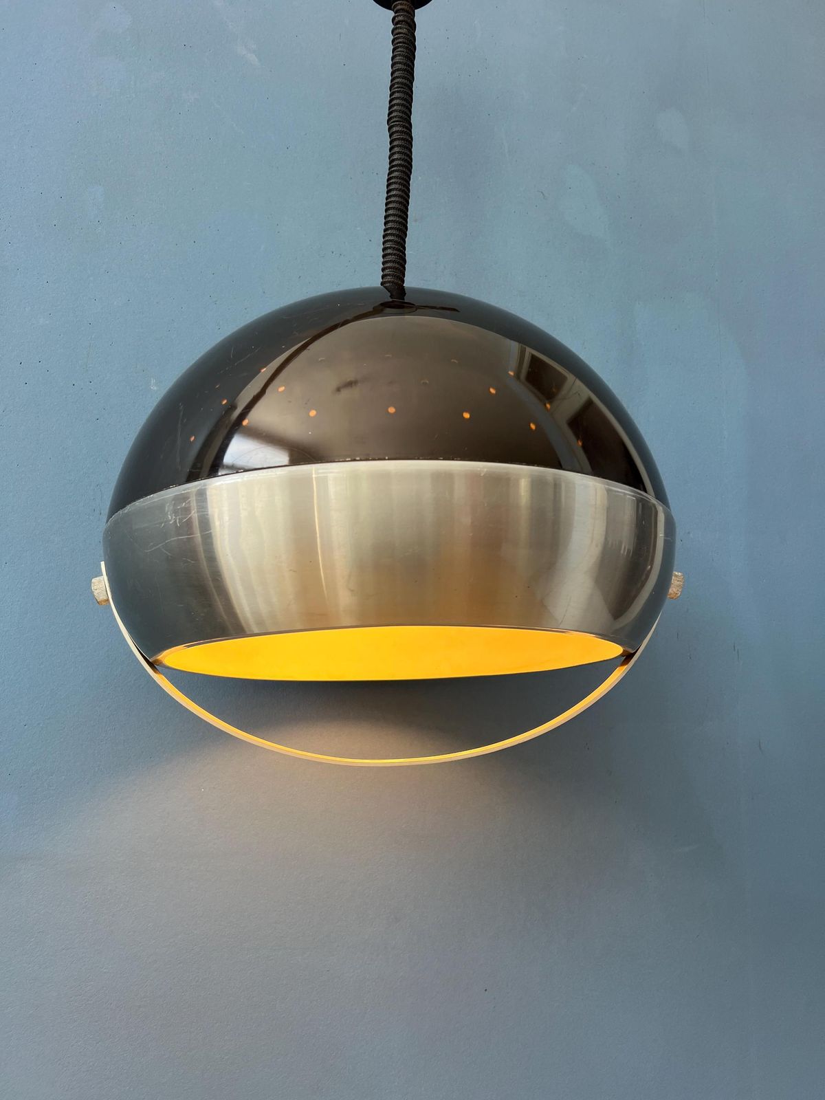 Mid Century Lakro Space Age Dome Hanglamp photo 407.0