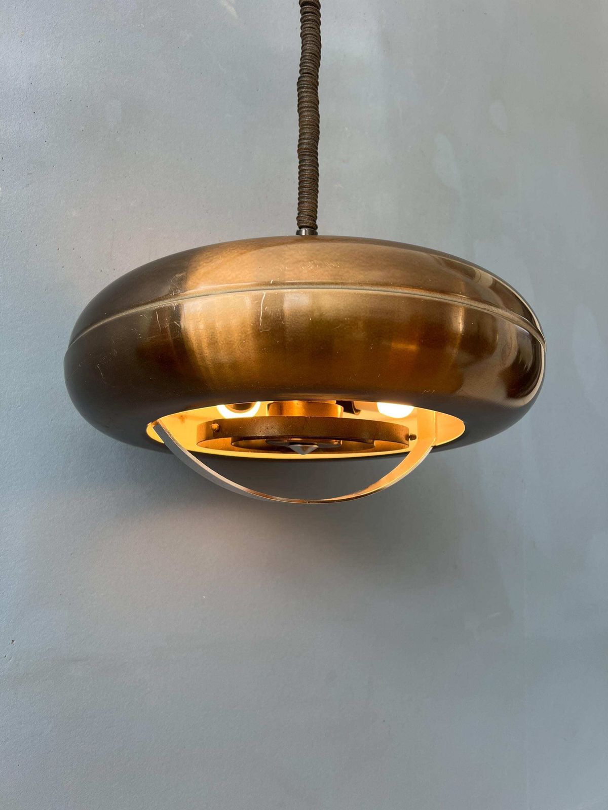Vintage 'Copper' Ufo Hanglamp