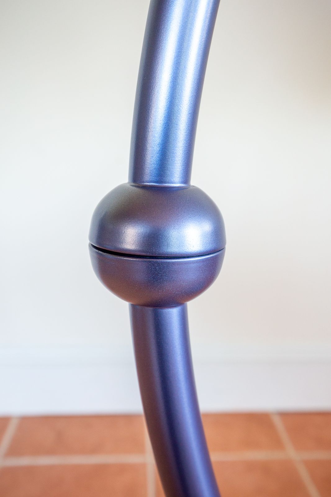 Large Space Age Floor Lamp By Elio Martinelli Serpente Lamp Ferrari Blue Italian Designer Mid Century Mcm Martinelli Luce Adjustable Reading Lamp photo Lighting