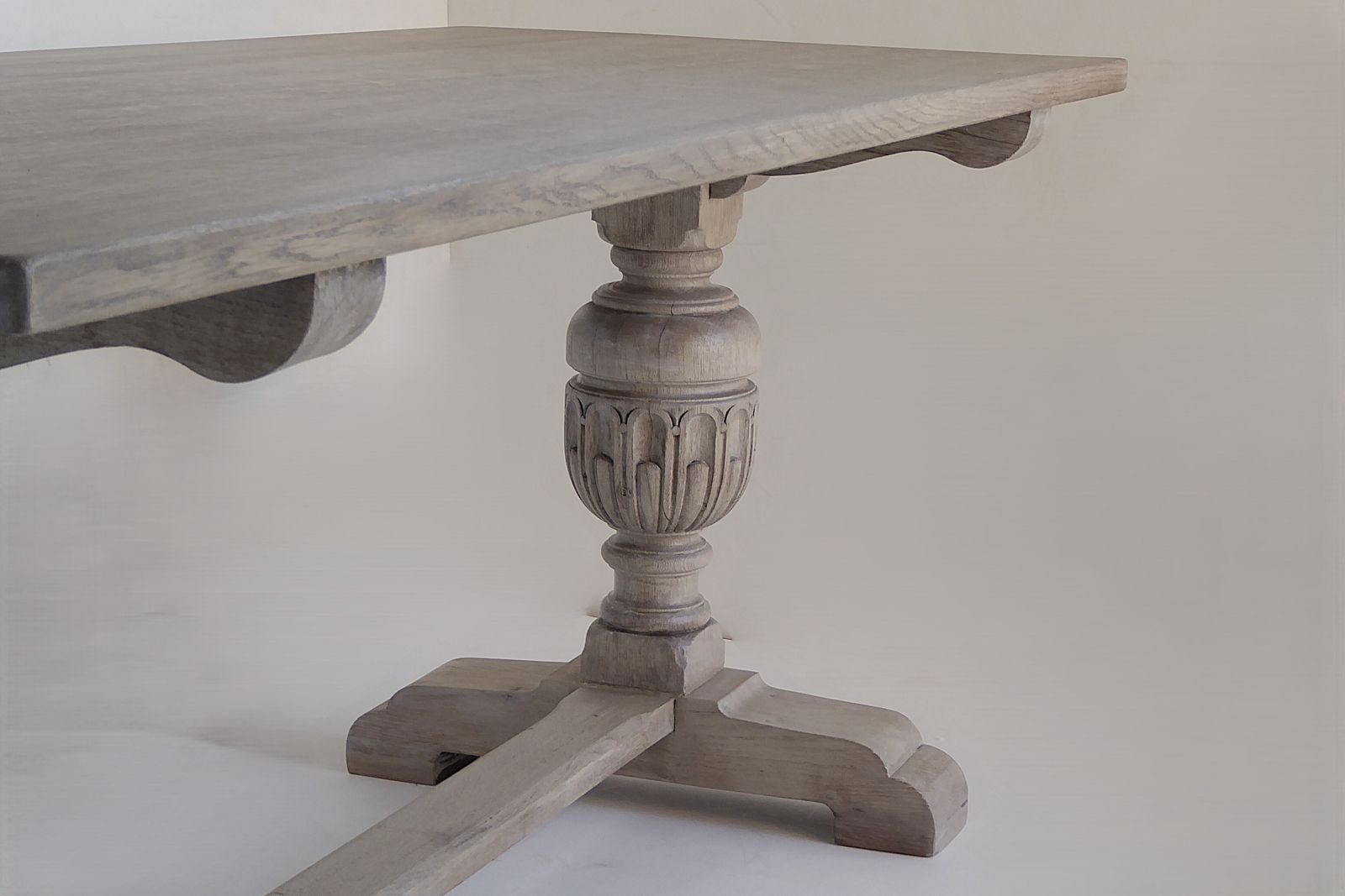 Antique French Refectory Weathered Dining Kitchen Table  Spend 2500.00 In One Transaction And Get 10 Precent Discount photo Furniture