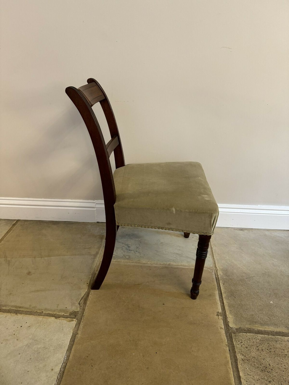 Set Of Six Antique Regency Quality Mahogany Dining Chairs photo furniture