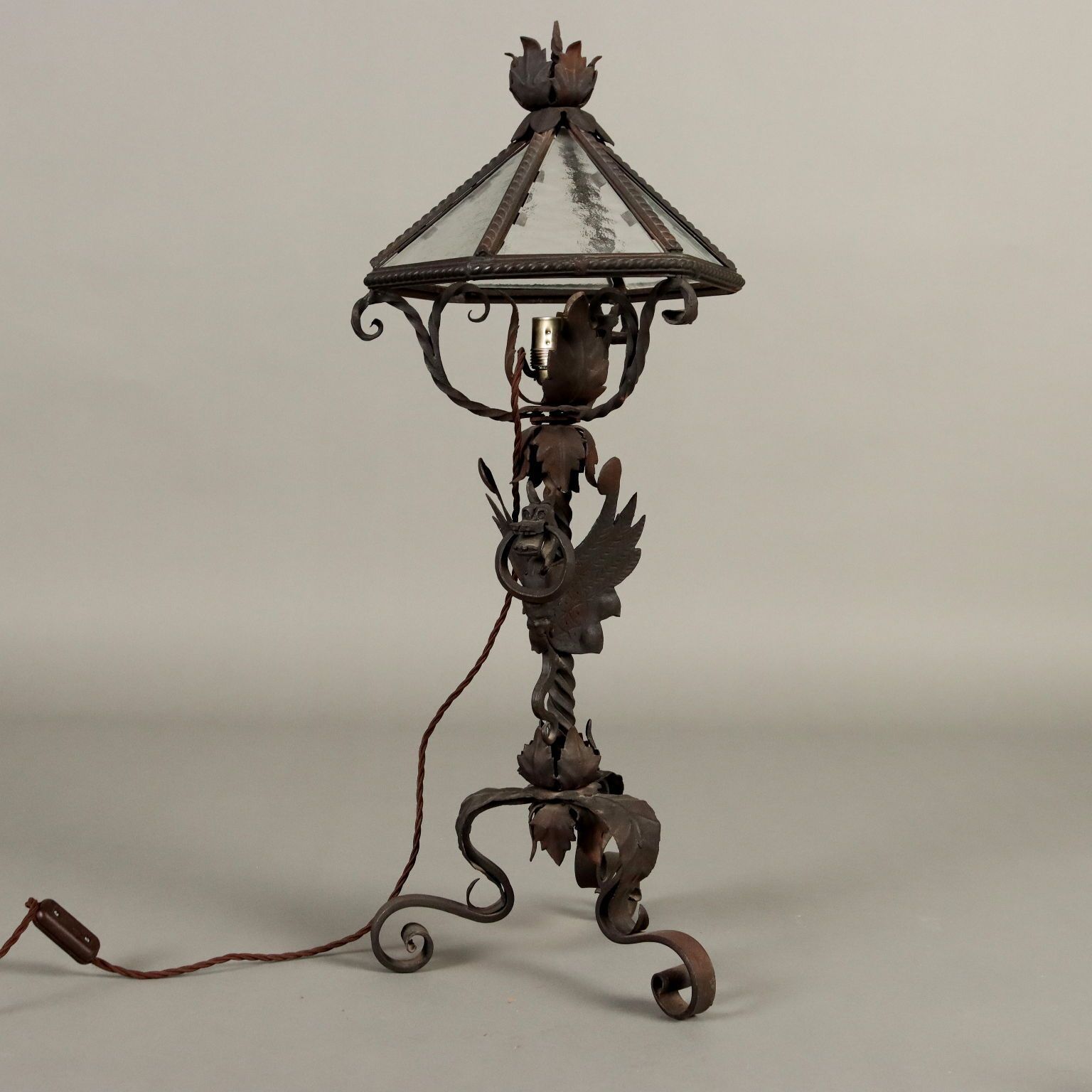 Neo Renaissance Style Lamp Iron XX Century