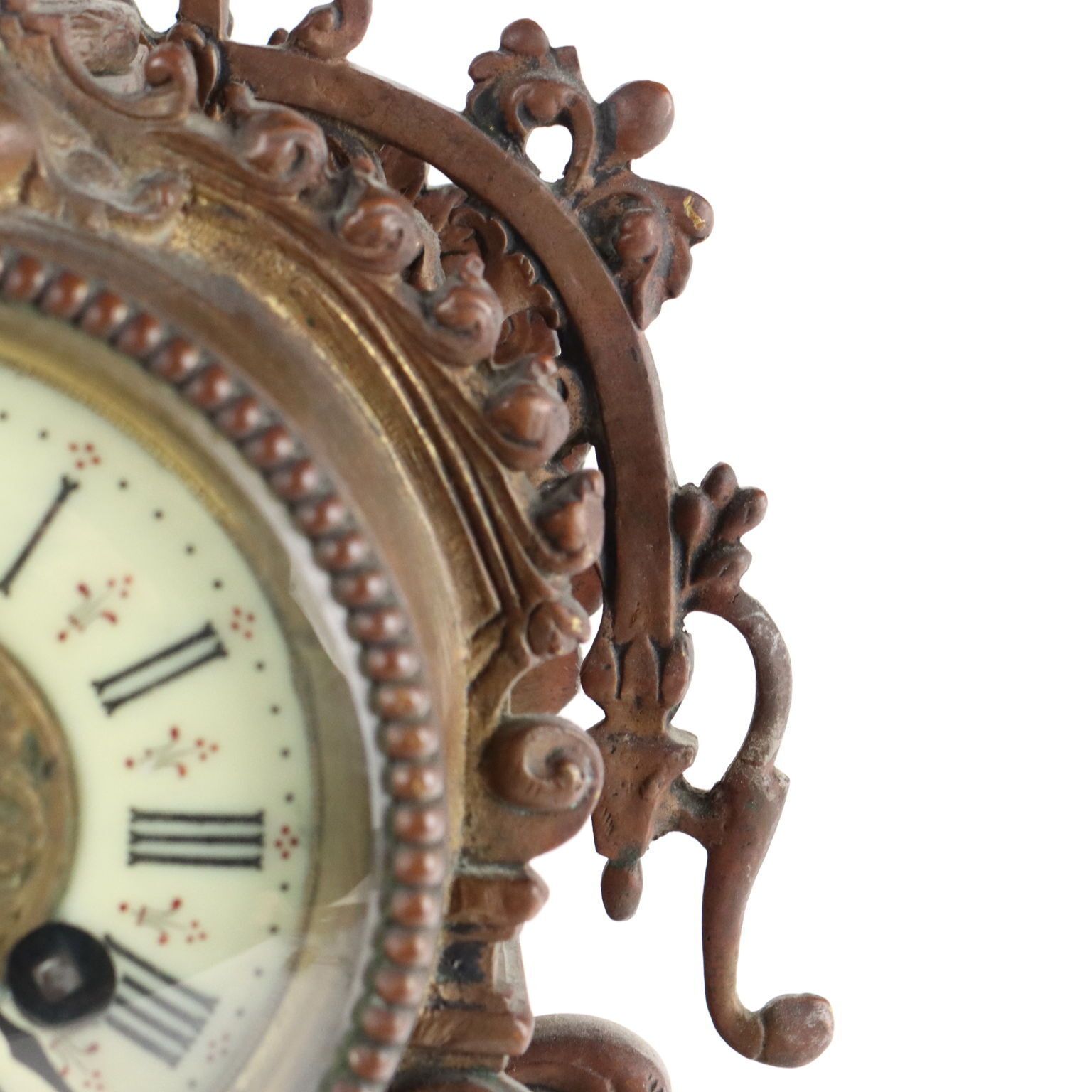 Antique Mantel Clock Eclectic Style Bronze France '800 '900 photo 430.0