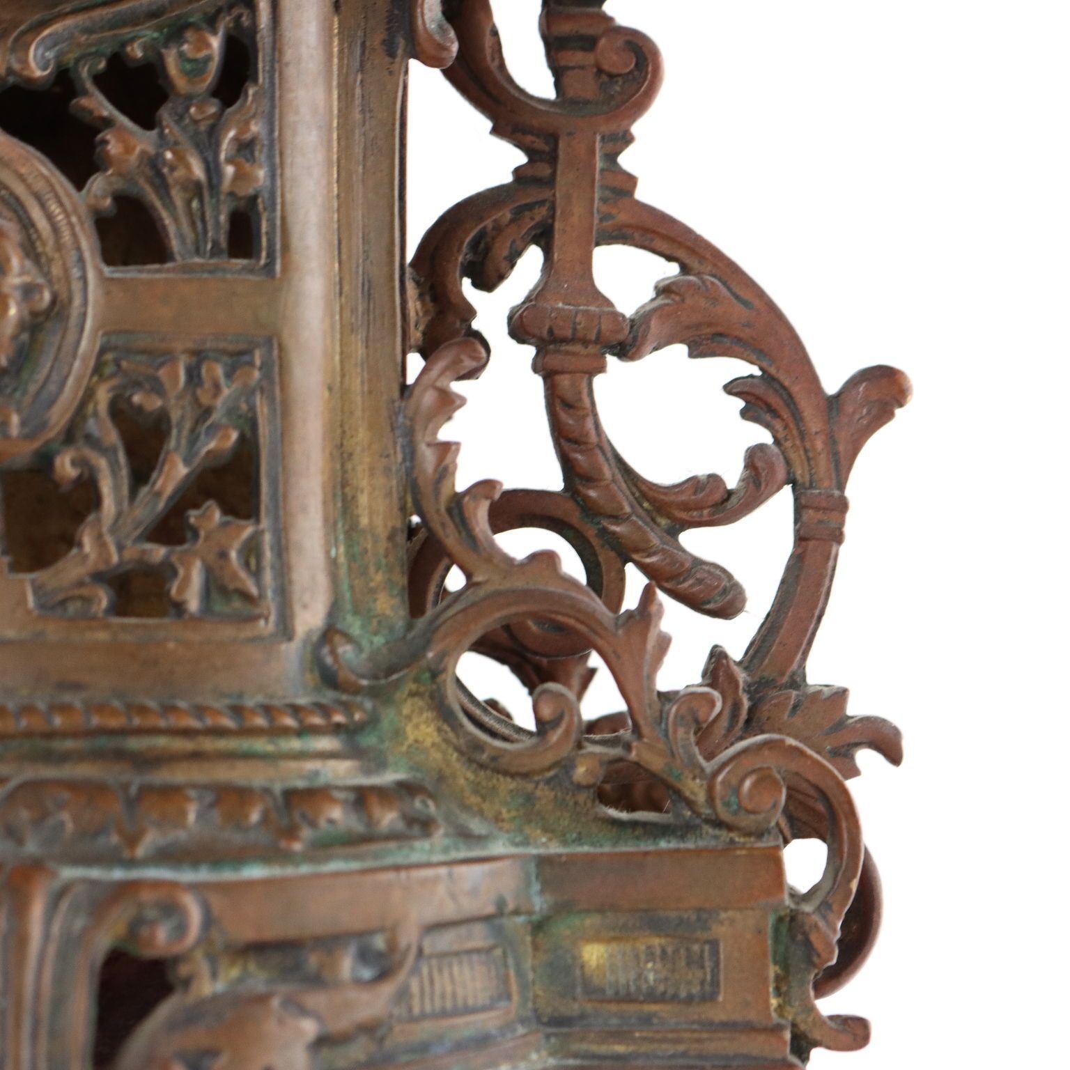 Antique Mantel Clock Eclectic Style Bronze France '800 '900 photo buy