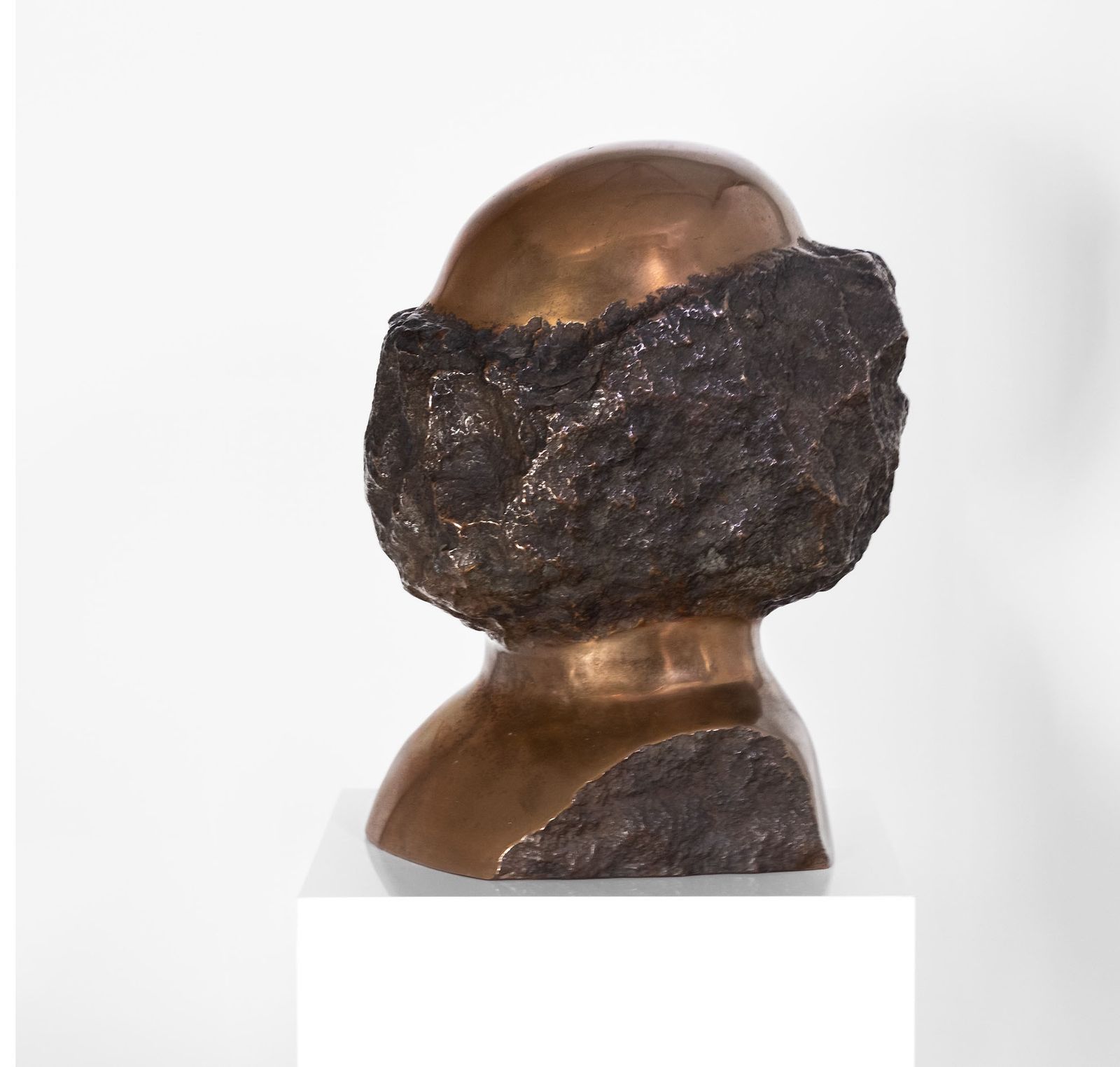 photo furniture Bronze Abstract Head By Wolf Bröll  1993