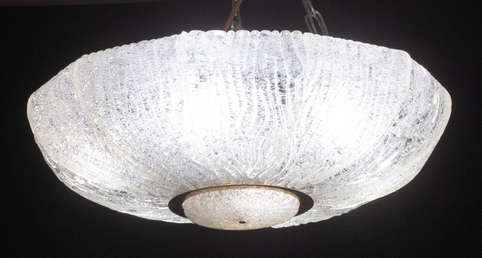 Luxurious Murano Glass Ceiling Lamp Model Royal By Barovier E Toso, 1970s photo 4403.0
